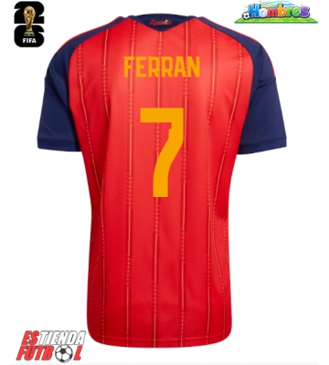 España Ferran Torres #7 Primera Equipación Mundial 2026 Manga Corta